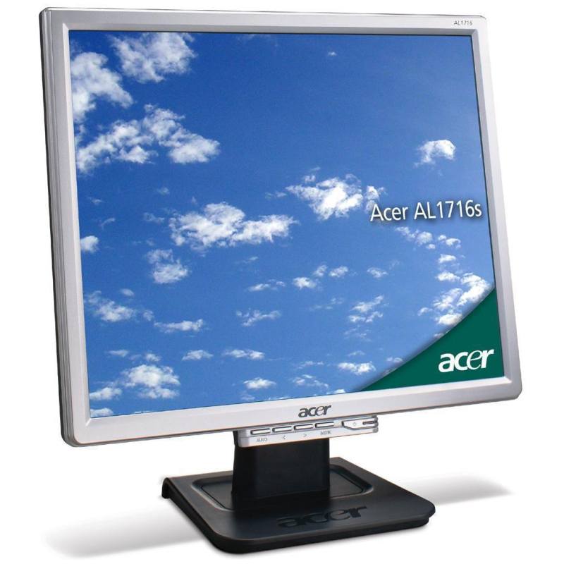 17-inch Acer AL1716S 1280 x 1024 LCD Beeldscherm Zwart 2