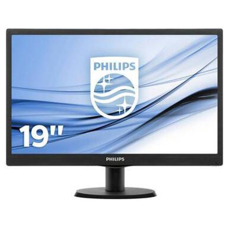 19-inch Philips 193V5LSB2 1366 x 768 LCD Beeldscherm Zwart 3