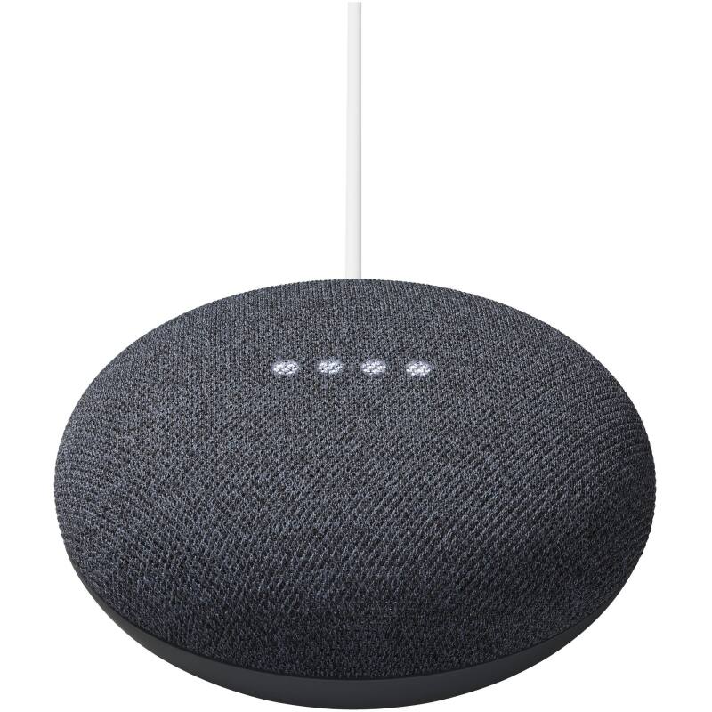 Google Nest Mini (2nd Gen) Speaker Bluetooth Houtskool 3
