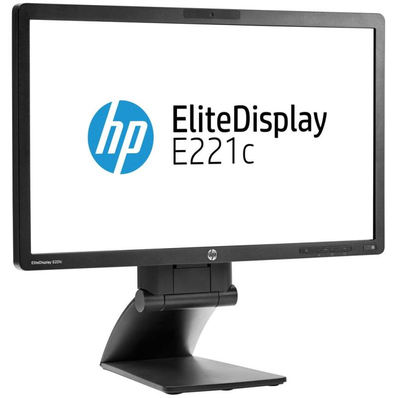 22-inch HP EliteDisplay E221C 1920 x 1080 LCD Beeldscherm Zwart 3