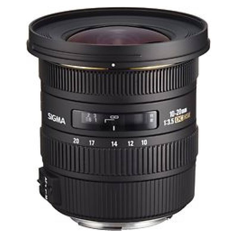 Sigma 10-20 mm F3.5 DC EX HSM 82 mm filter (geschikt voor Canon EF) zwart 3