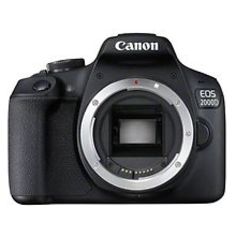 Canon EOS 2000D body zwart 3