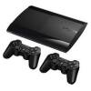 Sony PlayStation 3 super slim 12 GB SSD [incl. 2 draadloze controllers] zwart 2
