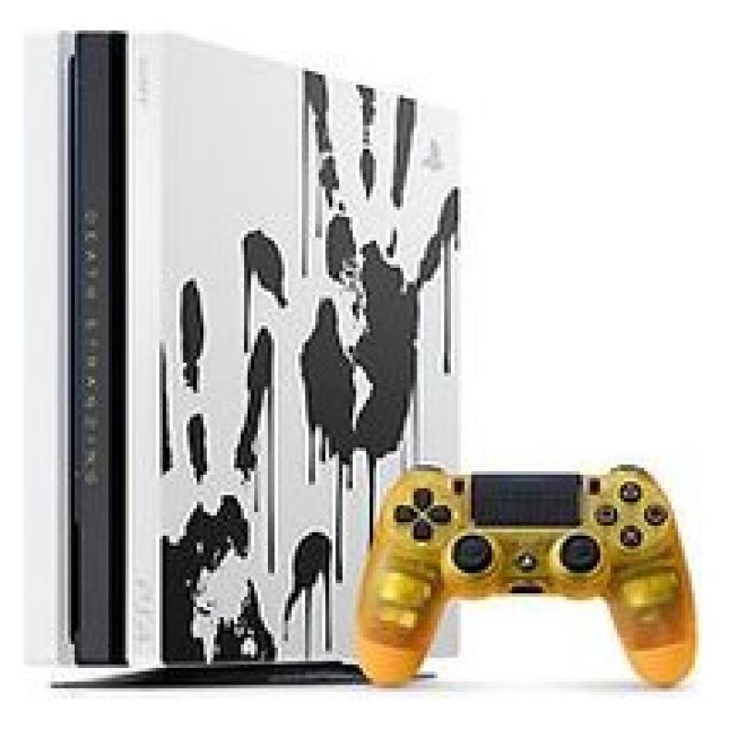 Sony PlayStation 4 pro 1 TB [Death Stranding Limited Edition incl. draadloze controller, zonder spel] wit 3